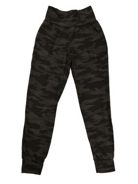 Athleta Salutation Camo Joggers ST Black Gray Athletic Lounge Pants
